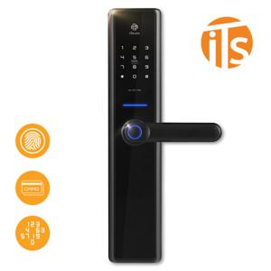 지문인식 ITS600 롱바디 무타공 카드키2개 강철메탈바디 빅사이즈 주키 번호키 현관문 손잡이 디지털도어락