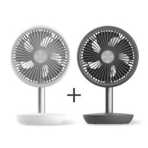 (1+1) 솔러스에어 탁상용 선풍기 타이머 좌우회전 수면풍 무선 무소음 미니 탁상형 소형 AIR604TF