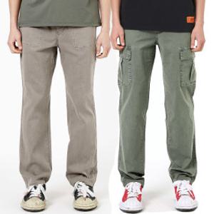 비브레이커스 남성 면바지/피그먼트/카고바지/조거/밴딩/스판/와이드/작업복/일자/슬림/여름/냉감/팬츠