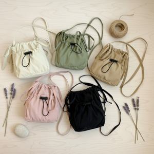 여성용 데일리 복조리 크로스백 나일론 미니 크로스백