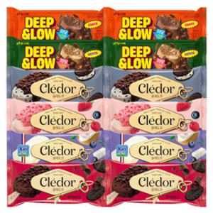 끌레도르 바 4종/딥앤로우 저당 크런치바 2종 10+10+10개 골라담기(우리카드결제시개당987원)