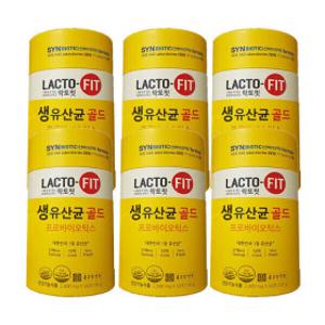 종근당 락토핏 생유산균 골드 정품 2g 50포 x 6통  HI