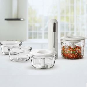 미니셰프 무선 핸들 다지기 풀세트 원터치 전동 멀티 만능 블렌더 /주방 필수템