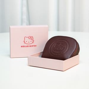 헬로키티 레더 카드지갑 헬로키티케이스 여자 지갑 반지갑