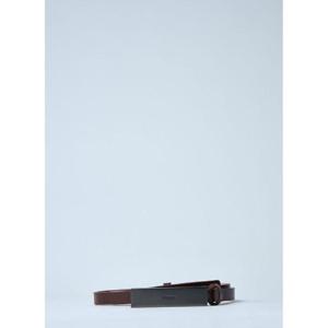 26 SS 막스마라 여성 로고 플라크 벨트  max0260042brn