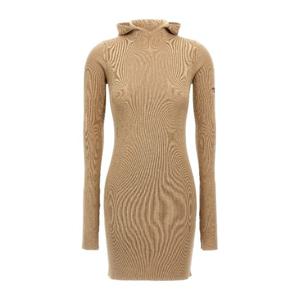 펜디 리브 울 실크 후드 원피스 FZDC60ASJK F1PNO