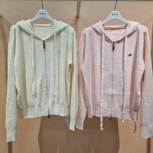 라티움 HC34 신축성좋은무지잔골지투웨이짧은후드니트집업 T2613cd10