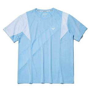 인터크루 남성 사선블럭레귤러핏반팔티 ITW2RR08ASK (스카이블루)
