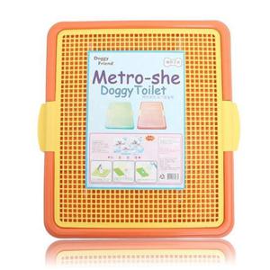 강아지 도기프랜드 메트로쉬 도기토일렛 오렌지 애견비닐