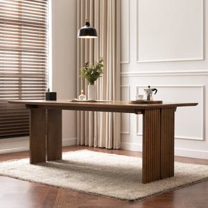 [에보니아] 미사 원목 6인용 식탁테이블