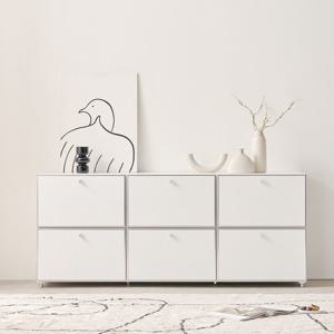 나무뜰 로아 AP1800 2단 모듈 거실장 서랍장 PKF114C (착불)