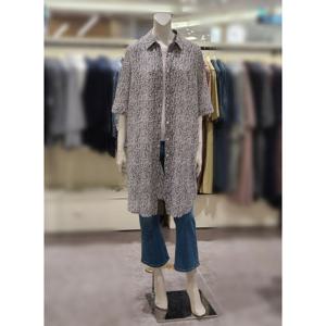 [트리아나] 소고 카라넥 프린트쉬폰 롱재킷TG2GA13