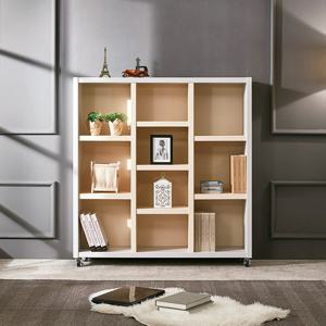 (착불)로쏘가구 토파 와이드 3단 책장 1200