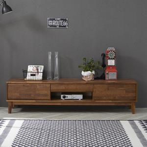 [착불]칸드로 멀바우원목 1800 비디오 수납 거실장