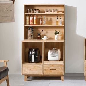 [착불]케이디 고무나무 LPM 서랍형 렌지대 상부장세트