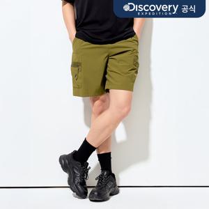 [디스커버리] 프레시벤트 남성 세미루즈 카고쇼츠 (D/OLIVE) DMSP73053-OLD