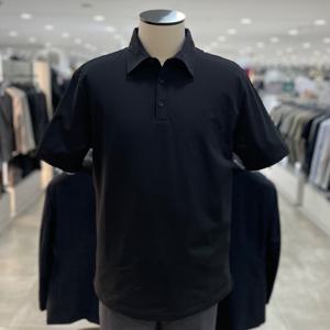 [지오지아]냉감 소로나 반팔 카라 티셔츠_ABF2TT1901_BK_DG