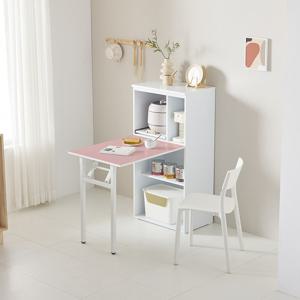 (착불)로쏘 폴덴 접이식 식탁 레일 수납장 600