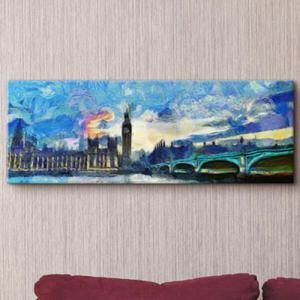 아트박스/꾸밈 cx426-영국빅벤의풍경화_노프레임액자
