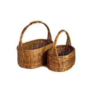 BIK 라탄 로즈 바스켓 L NO BK068 미얀마 라탄 로즈 바스켓 라지 BK068