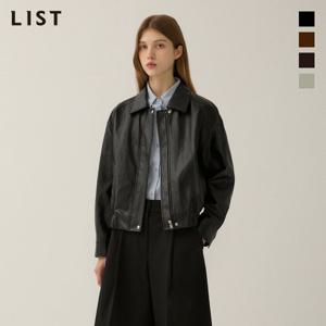 [리스트]레더 카라 블루종 점퍼_TWWJPP72010