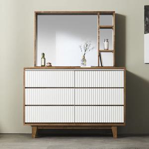 [착불배송] G4148 템바보드 원목 서랍 화장대 세트 1200 1color 수납장 거울수납장 서랍장 서랍화장대 수납화장대 화장대세트 거울화장대 침실화장대 드레스룸수납장