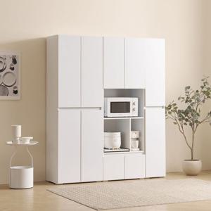 [착불배송] F41533 화이트 멀티 수납장 3종 세트 1color 수납장세트 주방수납장세트 주방수납장 도어수납장 다용도수납장 6단수납장 베란다수납장 렌지대수납장