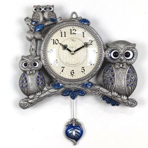 주석도금길부엉이가족 부엉이 무소음 인테리어 벽시계 부엉이시계 해바라기시계 추시계 앤틱벽시계 엔틱벽시계 무소음벽시계 해바라기벽시계 부엉이벽시계 벽걸이시계