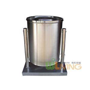 원형행거형 스텐휴지통(A형/450x850/110L) 공원 가로 사각재떨이 스텐재떨이 스텐 휴지통 쓰레기통