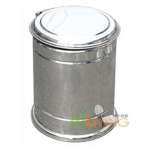 페달형 스텐휴지통(350x620/50리터) 비닐걸이식/내통X 사각재떨이 스텐재떨이 스텐 휴지통 쓰레기통