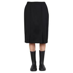 라프 시몬스 미디 스커트 221 W427A 300010099 Black