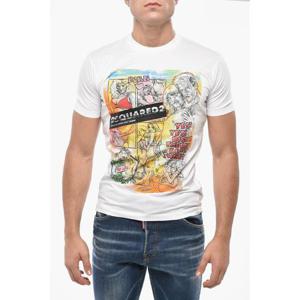 디스퀘어드2 반팔 티셔츠 S71GD1405 S23009 100 White