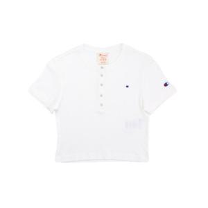 챔피온 여성 반팔 크롭 골지 티셔츠 115156 WW001