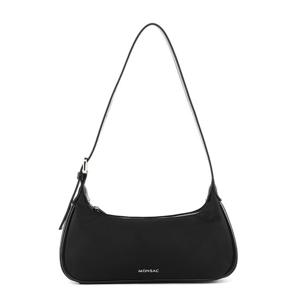 몽삭 로이 Nylon 숄더백 미디움 블랙 AP24-2503-BN
