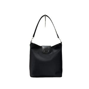 [헤지스ACC] 에디토 블랙 나일론 호보 숄더백 M HIBA6E382BK