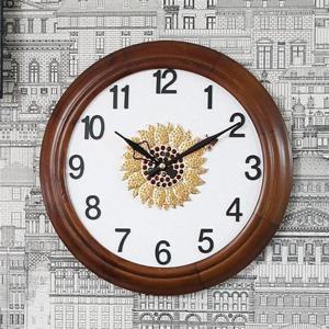 보석 해바라기 벽시계 A 벽걸이시계 인테리어벽시계 예쁜벽시계 인테리어소품