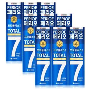 페리오 토탈7 프로 치약 오리지날 120G 9개
