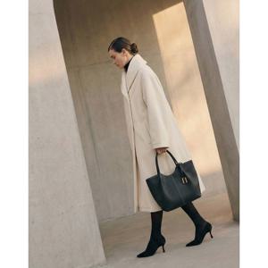 [LF몰 선출시][H-Arco] 아르코 블랙 소프트 레더 토트 M HIBA6E361BK