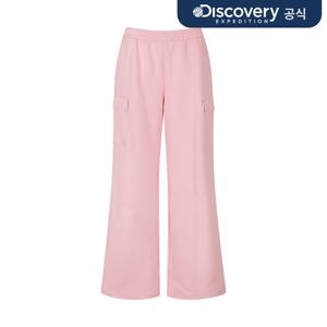 [디스커버리] 여성 테크 니트 트레이닝 세미와이드 카고 팬츠 (L/PINK) DWTP42061-PKL