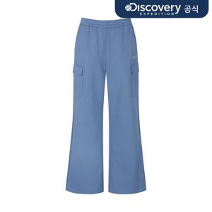 [디스커버리] 여성 테크 니트 트레이닝 세미와이드 카고 팬츠 (D/BLUE) DWTP42061-BLD