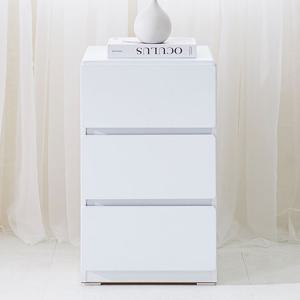 세이 폭 좁은 틈새 미니 원룸 서랍장 3단 400 (착불)