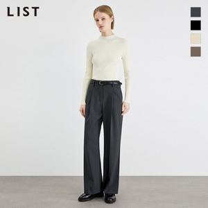 [리스트][4/30까지 18% 적립]클래식 원턱 와이드 슬랙스_TWWSLQ52100