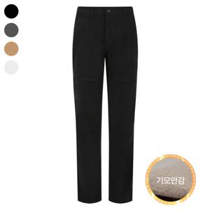 남자 겨울 국내제작 스판 기모 면바지 NE-L-PT-Q029-블랙