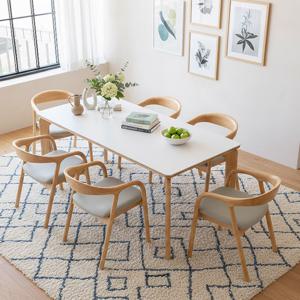 보루네오 라움 원목 세라믹 6인용 식탁세트 (의자6)