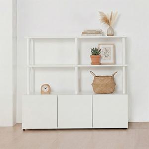 동서가구 E0 아르케 시스템선반 다용도 수납 책장 1200 1단+선반 2단 DF927793