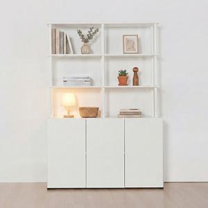 동서가구 E0 아르케 시스템선반 다용도 수납 책장 1200 2단+선반 3단 DF927801