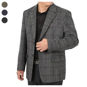 남자 봄 여름 국내제작 체크 울 콤비자켓 DA-L-CO-Q001-베이지