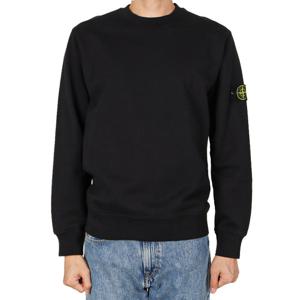 스톤아일랜드 26SS 남성 와펜 패치 레귤러핏 맨투맨 블랙 L1S156100060 S0051 V0029