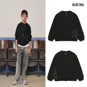 [블루테일]AAA4JP02BK블랙 다이마루 집업 점퍼