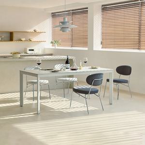 [다우닝] 마롱 포세린 세라믹 4인 1800 식탁 세트